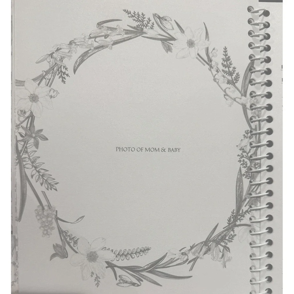 KeaBabies Blossom Pregnancy Journal Memory Book Baby‎ Milestone Planner NWOB